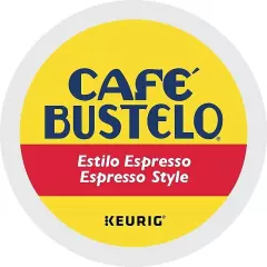 Cafe Bustelo Espresso Style, Dark Roast Coffee, K-Cup Pods, 96 Count