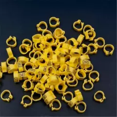 100PCS 8mm Bird Rings Leg Foot Bands For Pigeon Parrot Clip Rings Number 1-100