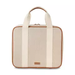 Stephanie Johnson Topea Martha Ivory Large Cosmetic Case