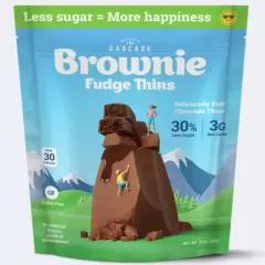 Brownie Fudge Thins Bag 1 pack 16oz