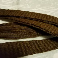 Item7510: Powder Horn Strap belt chocolate brown 42" x 1" 