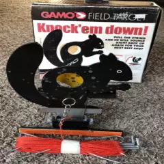 Gamo Knock‘em Down Squirrel Field Target In Original box￼ / Reset String -Used