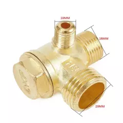 Male Thread Air Compressor Valve Practical Valve Zinc Alloy Air Compressor