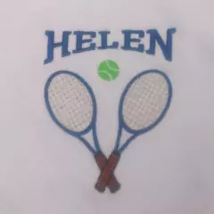 PERSONALISED EMBROIDERED TENNIS TOWEL