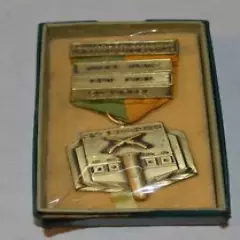 1938 Cuyahoga Civilian Marskmens assn Shooting Medal 50 meter 2 man .22 caliber