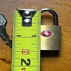 TSA Approved Solid Brass Luggage Lock With 2 Keys