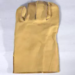 Genuine Leather Bareback Riding Gloves Left Hand By Hilason Tan U-003L