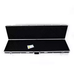 53" Long Aluminum Locking Rifle Gun Case Shotgun Safe Box Carry Case Foam Lining