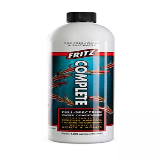 Fritz Aquatics Complete Water Conditioner/Dechlorinator for Fresh & Salt Water Aquariums