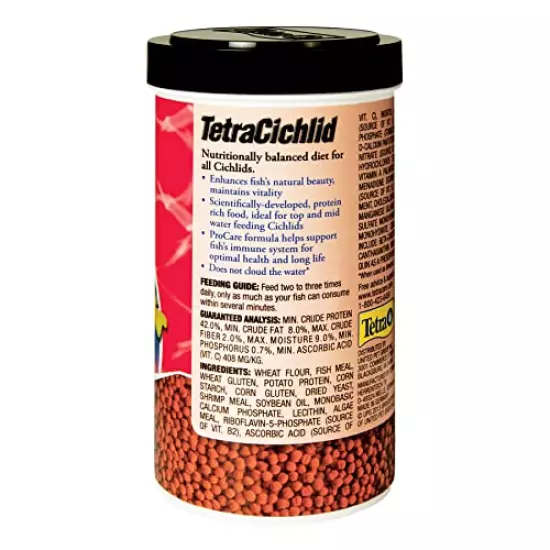 Tetra 77063 TetraCichlid Floating Pellets