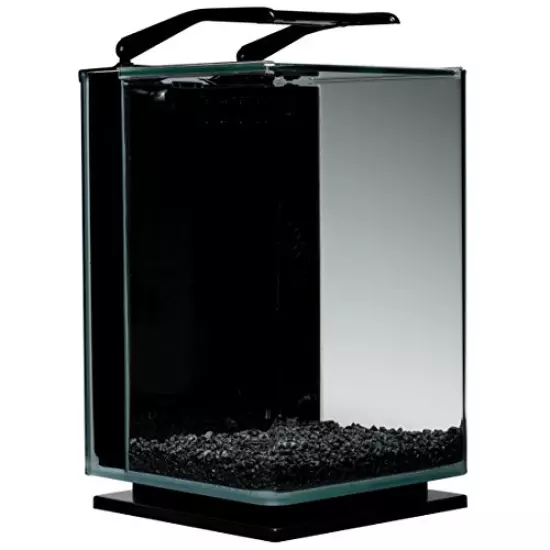 Marineland Portrait Glass LED Aquarium Kit, 5 Gallons, Hidden Filtration