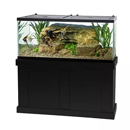 Tetra 55 Gallon Aquarium Kit with Fish Tank, Fish Net, Fish Food, Filter, Heater and Water Conditioners