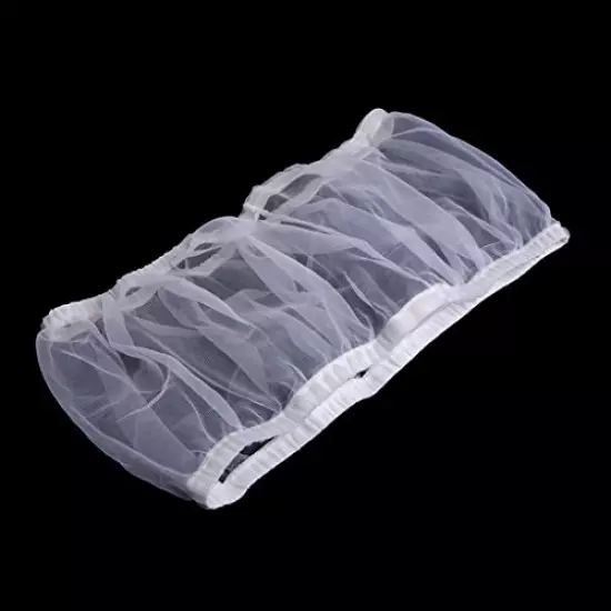 Seaskyer Bird Cage Net cover, Nylon Mesh Bird Seed Catcher Guard Net Cover Shell Skirt Traps Cage Basket S M L