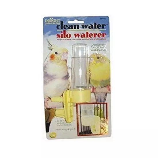 JW Pet Company Clean Water Silo Waterer Bird Accessory (Colors Vary)