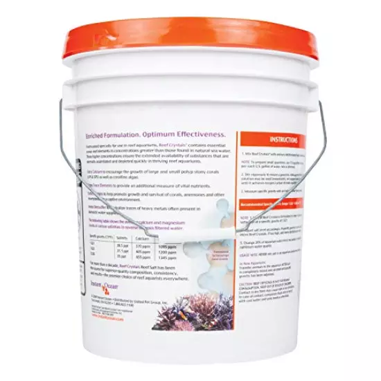 Instant Ocean Reef Crystals Reef Salt, Formulated Specifically for Reef Aquariums