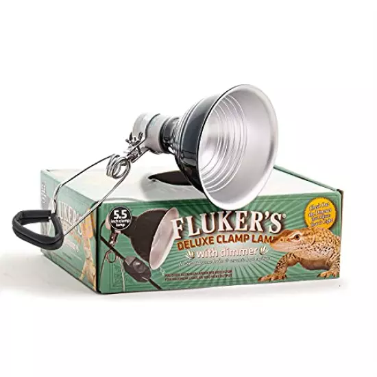 Fluker's Repta-Clamp Lamp Ceramic with Dimmable Switch