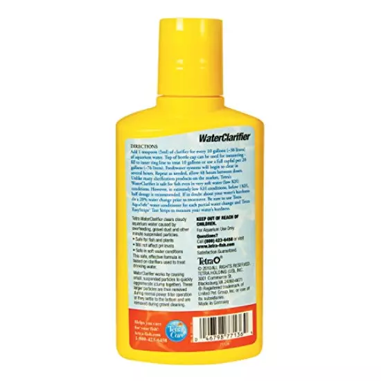 Tetra WaterClarifier Treatment Solution for Freshwater Aquariums