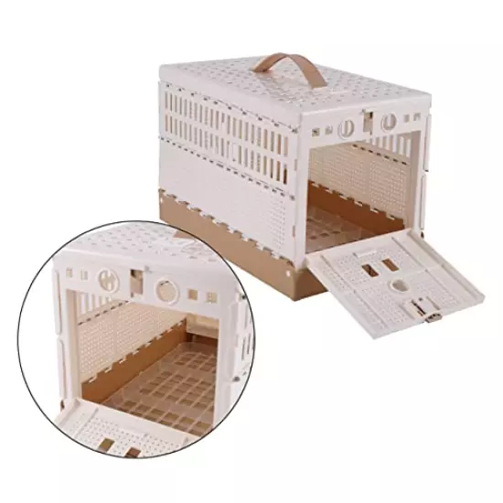 Plastic Folding Pigeon Cage, Portable Pet Bird Travel Cage Pigeon Cage Pairing Cage Pigeon Nest Box Easy to Clean, for Training and Release, Competition