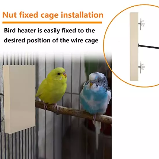 H&G lifestyles Bird Heater for Cage Snuggle Up Bird Warmer for Exotic Pet Birds