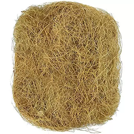 SunGrow Finch Coconut Fiber, Loose Bedding Substrate for Birds Nest Cages