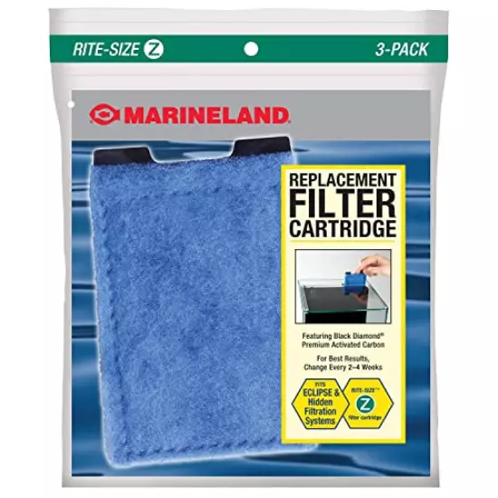 Marineland Eclipse Replacement Filter Cartridges, for Aquarium Filtration