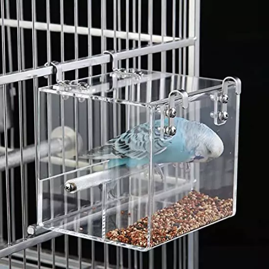 Bird Feeder Seed Catcher Tray Hanging Cup Food Dish