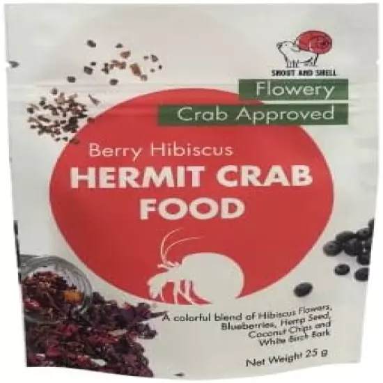 Snout And Shell Hermit Crab Food - Eco Animal Pet Snack Treat For Protein & Nutrients - Aquatic Pet Animal Snack Treat