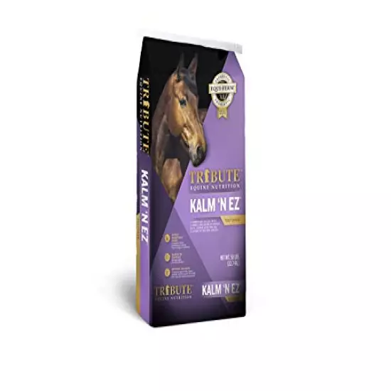 TRIBUTE Kalmbach Feeds Kalm 'N Ez Textured for Horse, 50 lb