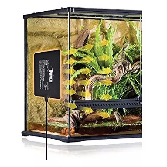 IPower Reptile Heat Pad 4W/8W/16W/24W Under Tank Terrarium Warmer Heating Mat And Digital Thermostat Controller For Turtles Lizards Frogs And Other Small Animals, Multi Sizes