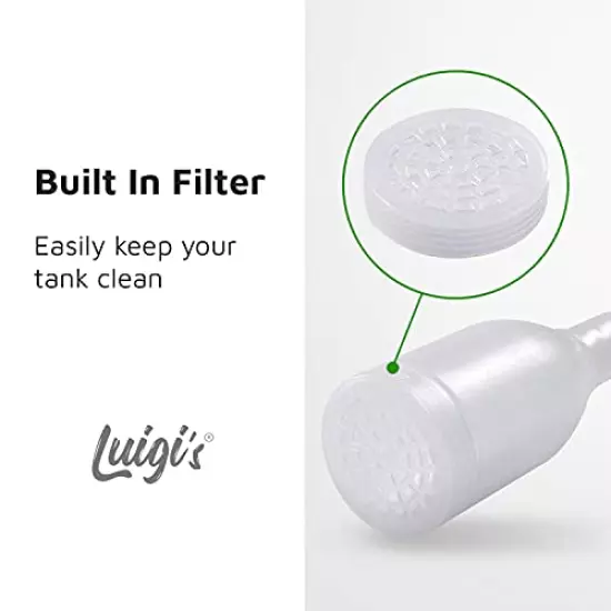 Luigi's Aquarium & Fish Tank Siphon and Gravel Cleaner - A Hand Fish Tank Cleaner Syphon Pump to Drain and Replace Your Water in Minutes!