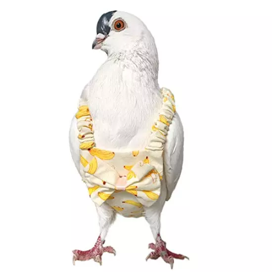 YUYUSO Pigeon Dove Diaper Pants with Leash for Pigeon Dove