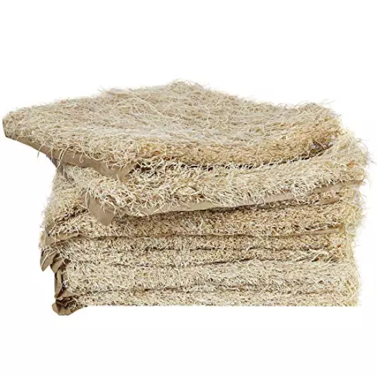 Windy Ridge Co. Natural Chicken Nesting Pads - 10 Pack - Aspen Excelsior Bedding Hen Nest Box Liners - USA Made - 13" x 13"