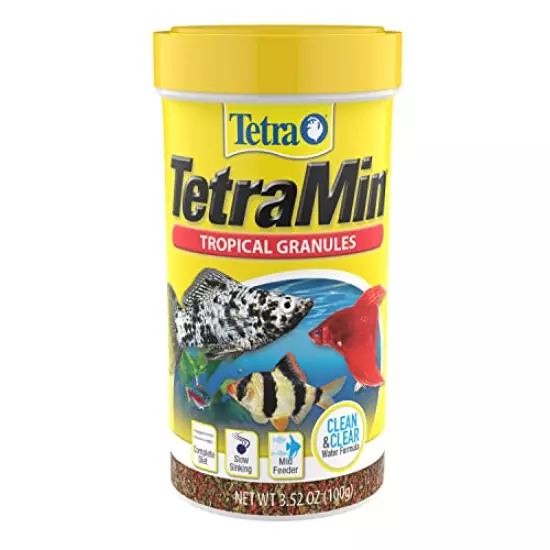 TetraMin Tropical Granules Nutritionally Balanced for Small Fish