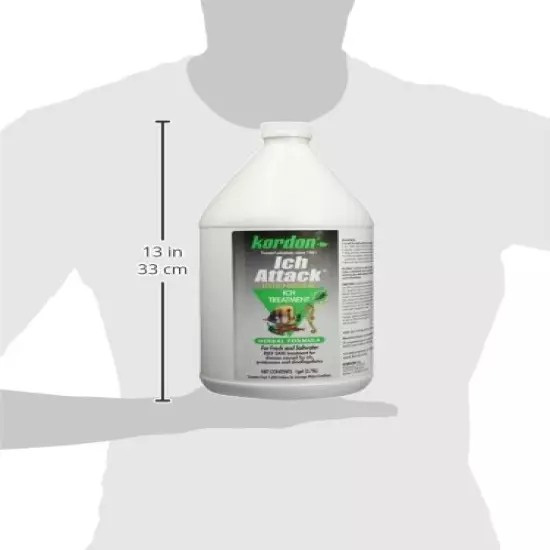 KORDON #39462 Ich Attack for Aquarium, 1-Gallon ONLY