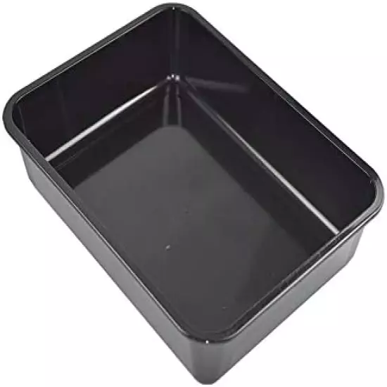 OMEM Reptile Food Bowl Large Water Dish,Large Water Dish, Bowl Turtles Black