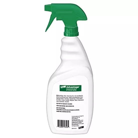 Advantage Flea, Tick, Dust Mite and Bed Bug Spot and Crevice Spray, 24 oz