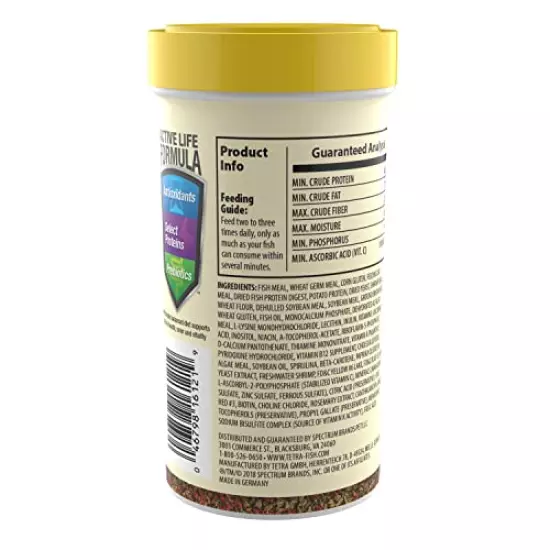 TetraMin Tropical Granules Nutritionally Balanced for Small Fish