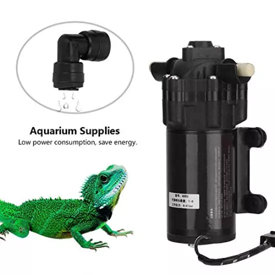 Hffheer Reptile Misting System Rain Forest Manual Mist System Reptiles Terrarium Fogger Humidifier Reptile Mist Maker Mini Pump Kit