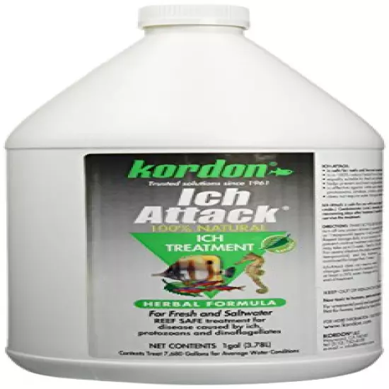 KORDON #39462 Ich Attack for Aquarium, 1-Gallon ONLY