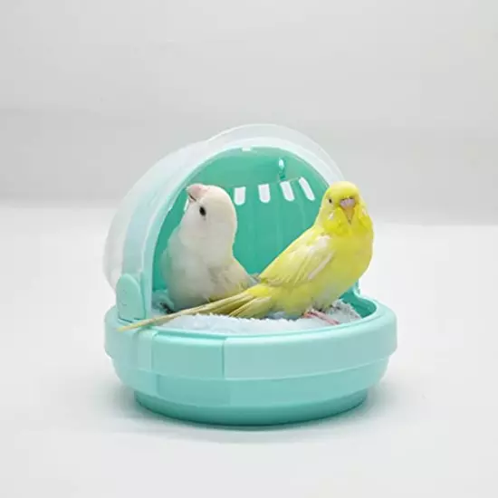 Bird Carrier with Handle - Parrot Carrier Lightweight Portable Pets Suitcase Transparent Breathable Warm Nest Bed for Parakeet Macaw Cockatiels Conure Lovebird Parrot Birds Accessories