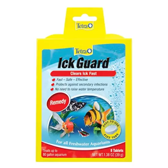 Tetra Ick Guard 8 Count, Quick Remedy For Ick In aquariums