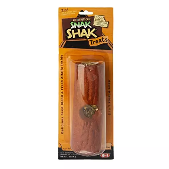 Ecotrition Snak Shak Treat Stuffer For Rabbits, Guinea Pigs And Chinchillas, Chewable