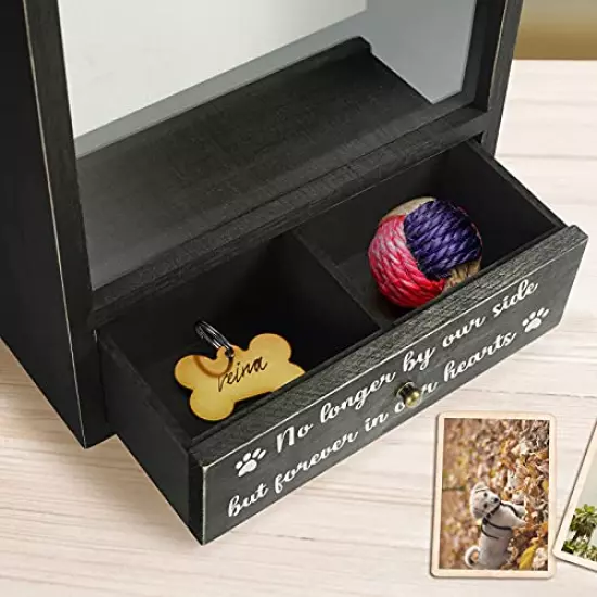 TJ.MOREE Dog Memorial Gifts - You were My Favorite Hello and My Hardest Goodbye Remembrance Picture Frame Shadow Box - Pet Sympathy Gifts for Loss of Dog