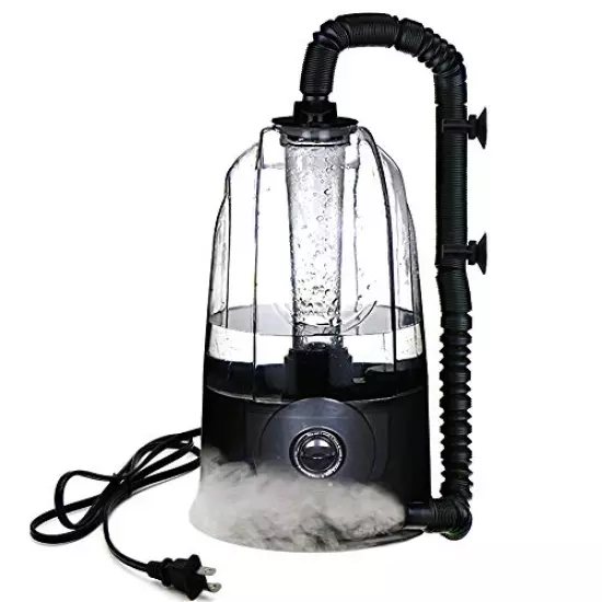 COOSPIDER Reptile Fogger Terrariums Humidifier Fog Machine Mister 3L Large Size Ideal For Paludarium/Vivarium/Reptiles/Amphibians/Herps