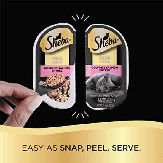 Sheba Perfect Portions Cuts in Gravy Wet Cat Food Trays