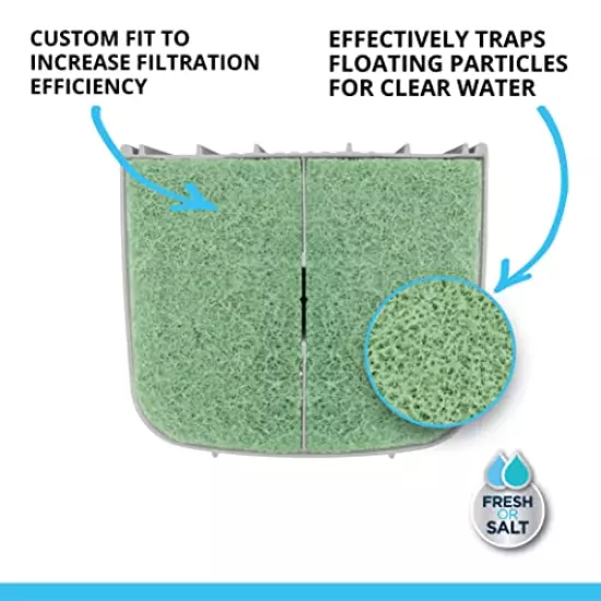 Fluval 307/407 Filter Pads, Replacement Aquarium Canister Filter Media