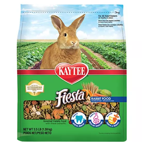 Kaytee Fiesta Rabbit Food, 3.5 Lb