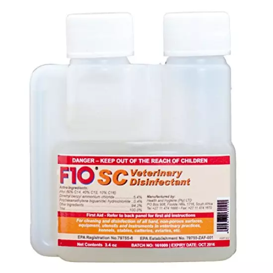 F10 Products F10SC Veterinary Disinfectant (100ml) By F10 SC