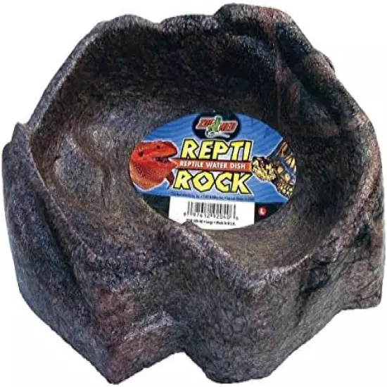 Zoo Med Reptile Rock Water Dish Color May Vary