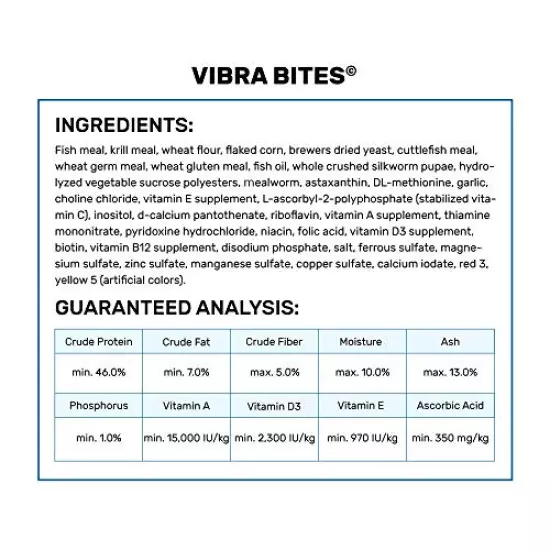 Hikari Tropical Vibra Bites Fish Food